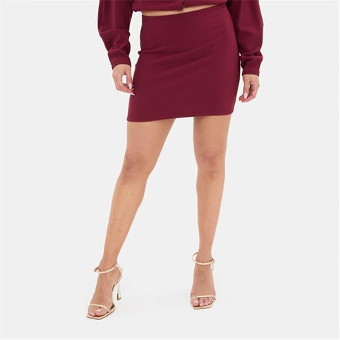 I Saw It First - Ribbed Mini Skirt
