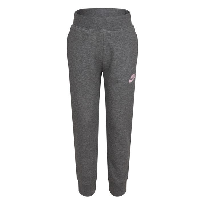 Nike Girls Grey Fleece Jogging Bottoms Infants Size 2