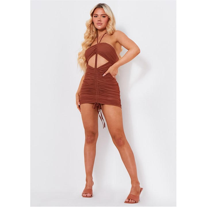 MISSY EMPIRE RUCHED MESH D
