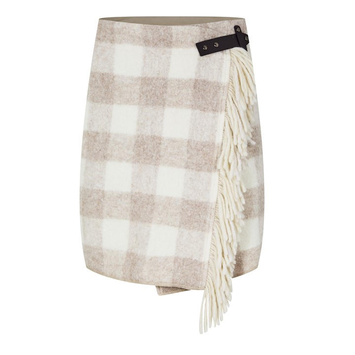 EMPORIO ARMANI FRINGE SKIRT