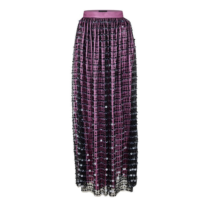 EMPORIO ARMANI SEQUINNED MAXI SKIRT