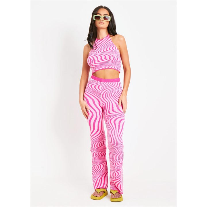 MISSY EMPIRE KNIT FLARED TROU