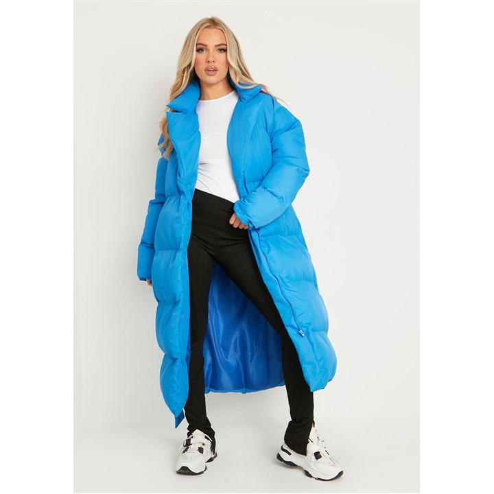 MISSY EMPIRE WAIST LONGLINE PUFFER COAT
