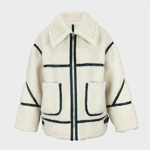 Jack Wills - Women's Sherling Long Sleeve Short Puffer Jacket