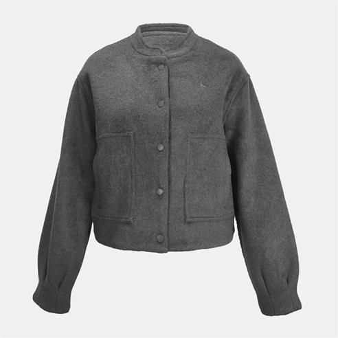 Jack Wills - Women's Insulated Long Sleeve Short Puffer Jacket