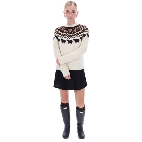 Hunter - Women's Fairisle Crew Neck Jumper