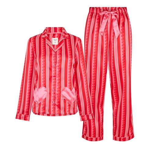 Chelsea Peers - Women's Satin Long Sleeve Pyjama Sets
