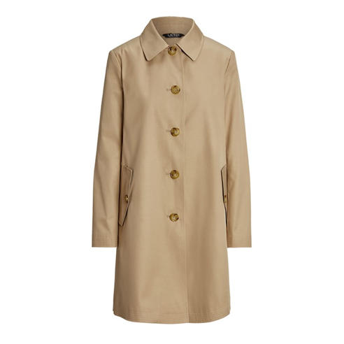 Lauren by Ralph Lauren - Women's Genuine Leather Structured Trench Coat