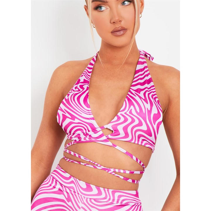 MISSY EMPIRE HALTER NECK CROSS CO-ORD TO
