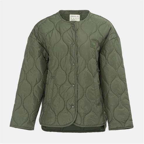 SoulCal - Women's Collarless Long Sleeve Quilted Jacket
