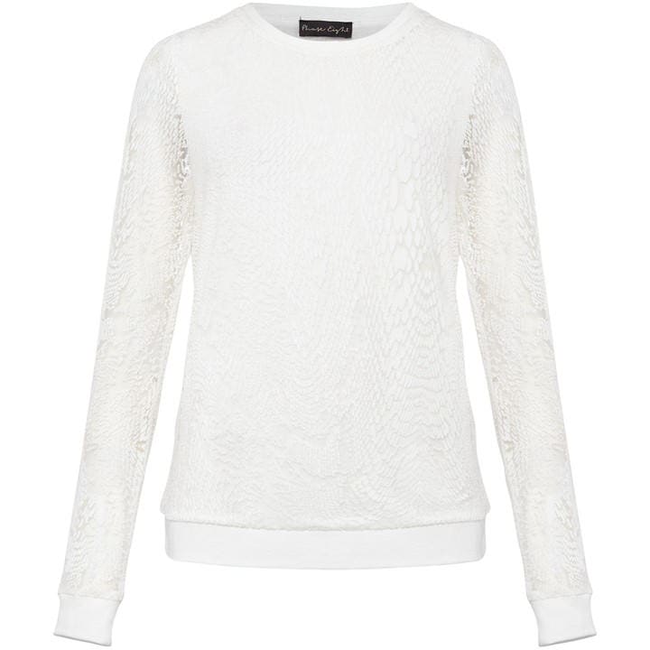 Phase Eight Sakuro Burnout Top - Cream