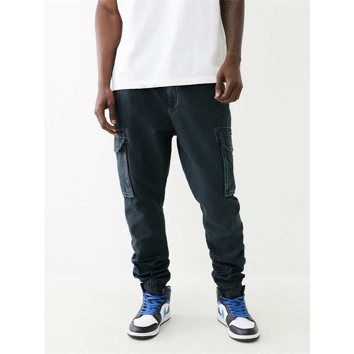 TRUE RELIGION WASHED CARGO JOGGERS MENS
