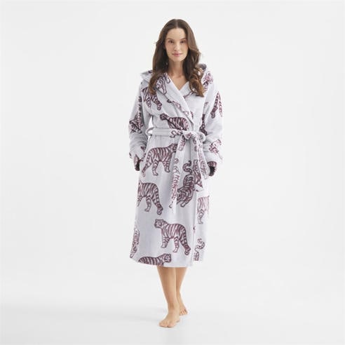 Chelsea Peers - Women's Burnout Fluffy Dressing Gown