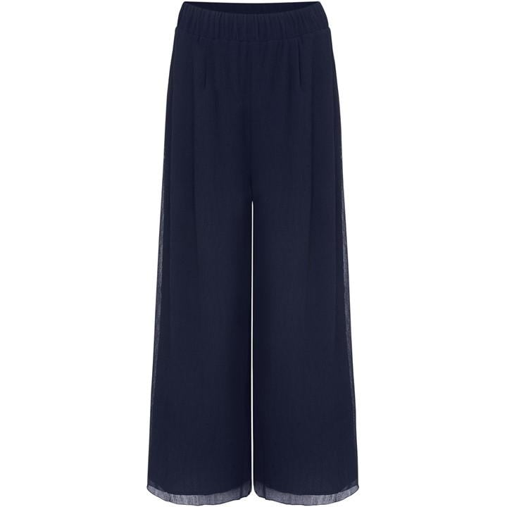 Phase Eight Aster Plisse Trousers Co-ord - Blue