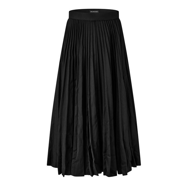 BALENCIAGA CREASED PLEATED SKIRT