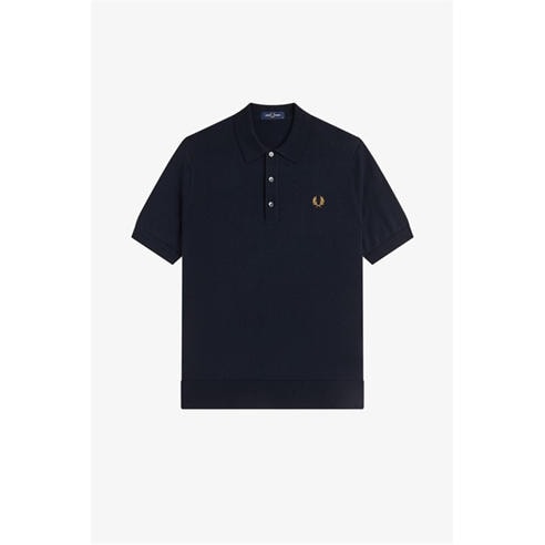 Fred Perry - Men's Knitted Short Sleeve Polo Shirt