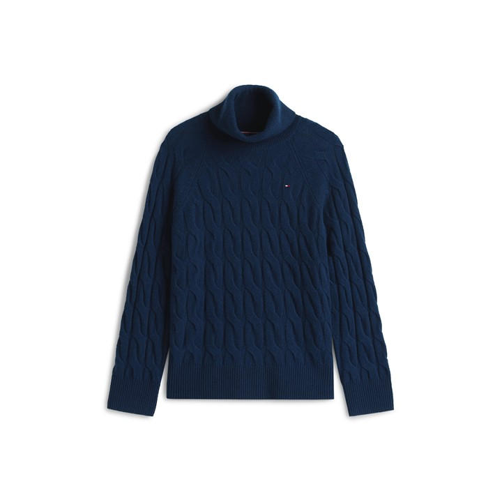 Tommy Hilfiger Women's Blue Crew Neck Jumper