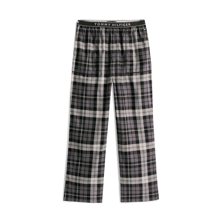 Tommy Hilfiger Men's Black Essential Flannel Pyjama Bottoms