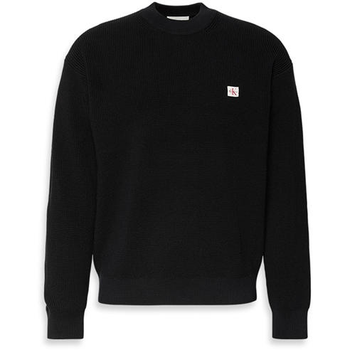 Calvin Klein Jeans - Men's CKJ Waffle Crew Neck Jumper