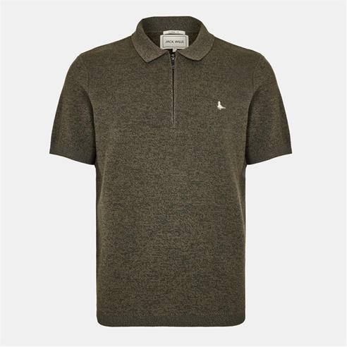 Jack Wills - Short Sleeve Zip Knit Polo