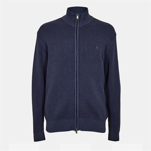 Jack Wills - Rib Zip Funnel Cardigan Sweaters Men