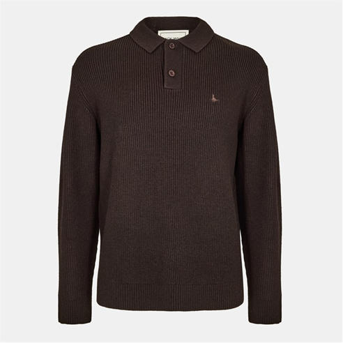 Jack Wills - LS Button Knit Polo Men
