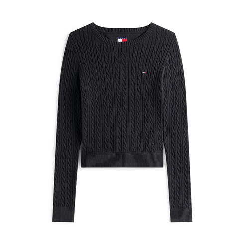 Tommy Jeans - Women's Cable Knit Crew Neck Jumper