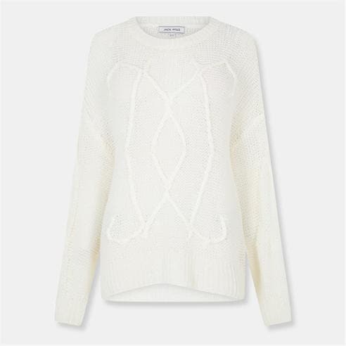 Jack Wills - Women's Loose Knit Crew Neck Jumper