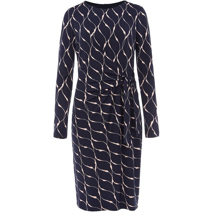 Phase Eight Ally Print Dress - Blue