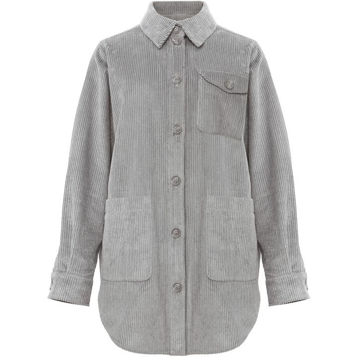 Phase Eight Katrina Cord Shacket - Grey