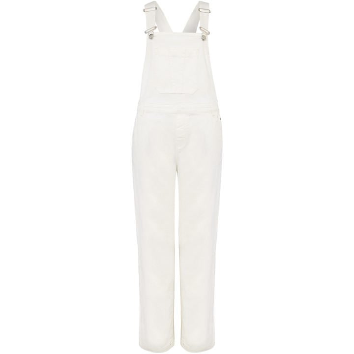Phase Eight Khari Cotton Dungaree - White