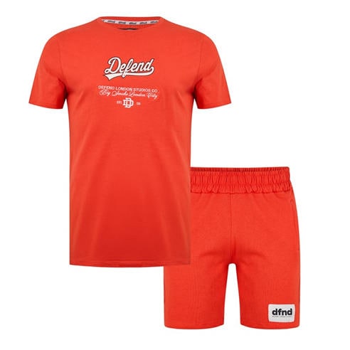 DFND London - Men's Top and Shorts Set T-Shirt
