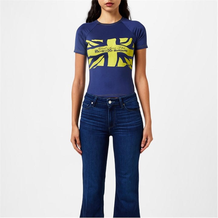 Sinead Gorey Inead Gorey Sg Union Jack Tee Ld42 In Blue