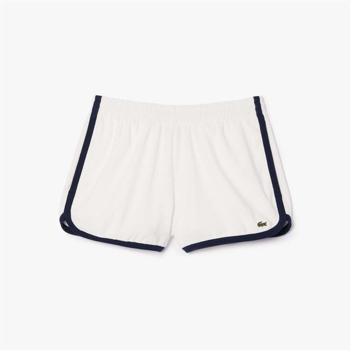 LACOSTE COTTON TERRY CONTRAST ACCENT SHOR