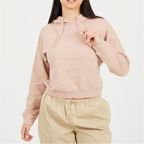 Brave Soul - Womens Cropped Hooded Sweatshirt