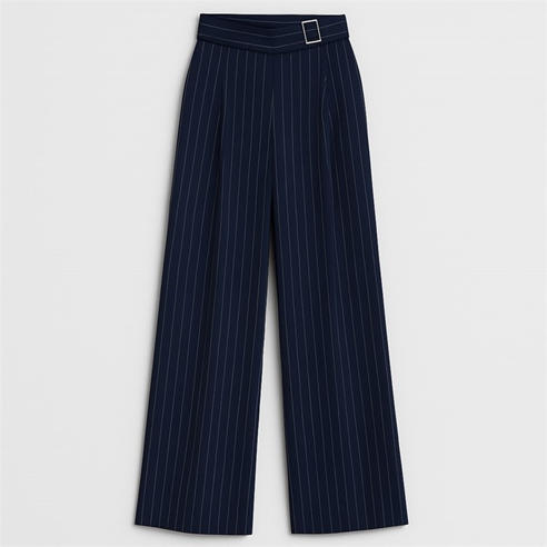 I Saw It First - Pinstripe Wide Leg Trouser
