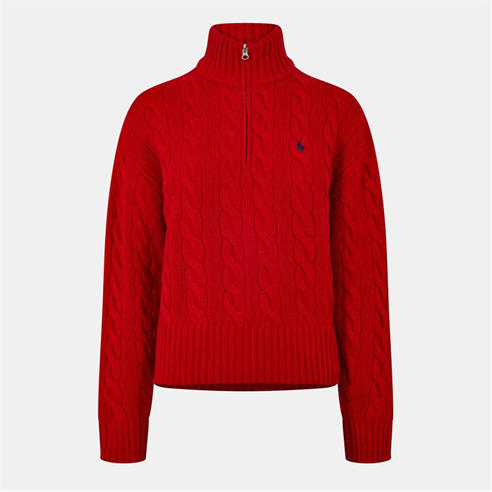 POLO RALPH LAUREN - Women's Cable Crew Neck Jumper