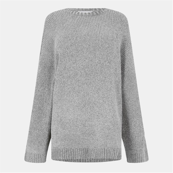 Jack Wills Women's Green Chenille Jumper