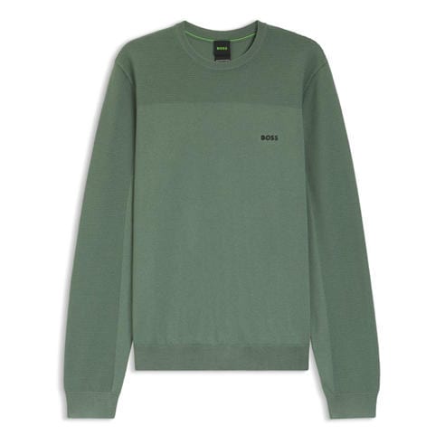 Boss - Mens BOSS GREEN Jumper with Logo Detail (Momentum)