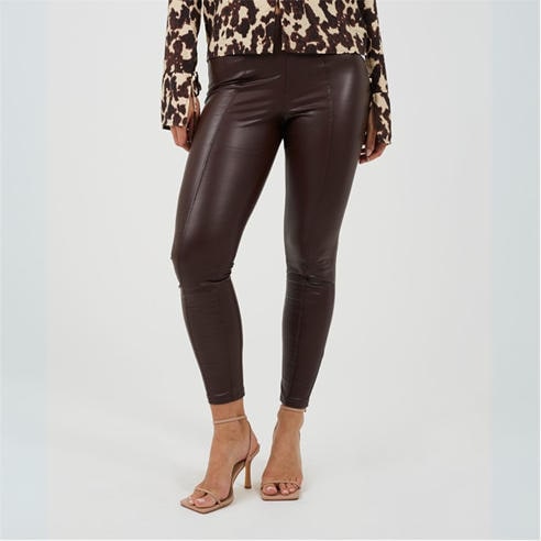 Brave Soul - Womens Faux leather Trousers