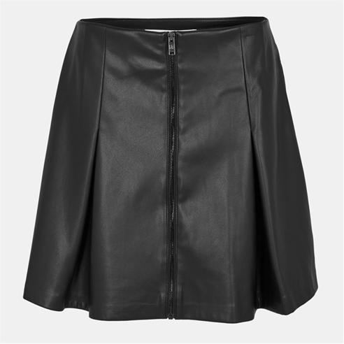 DKNY - Women's High-Shine Mini Skirt