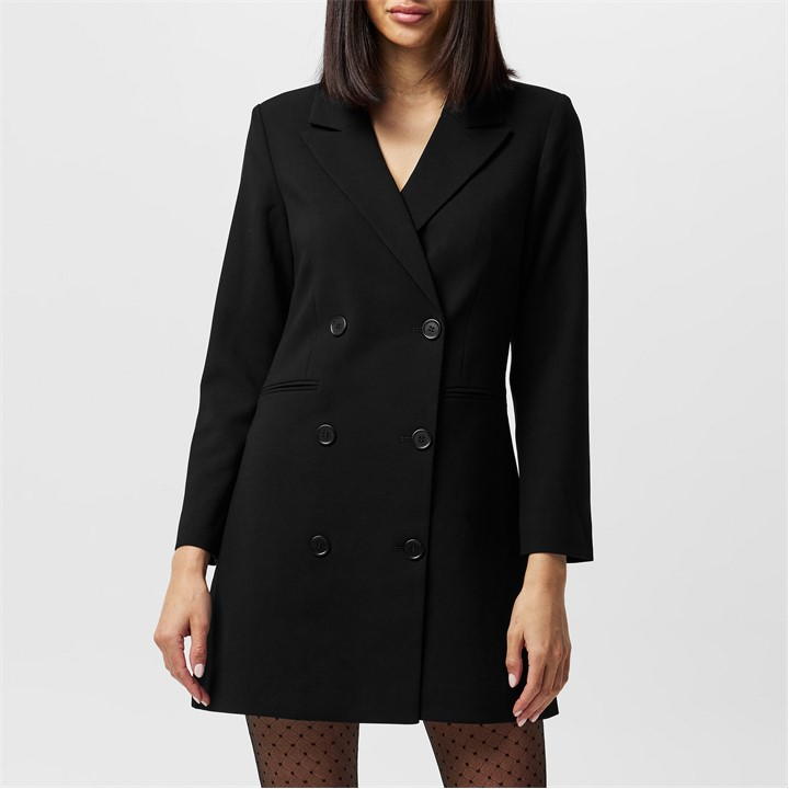 French Connection Whisper Blazer Dress - Black