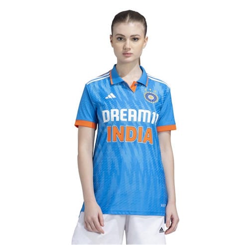 adidas - Women's India Cricket Short Sleeve Performance T-Shirt
