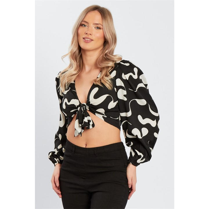 Influence Tie Front Top