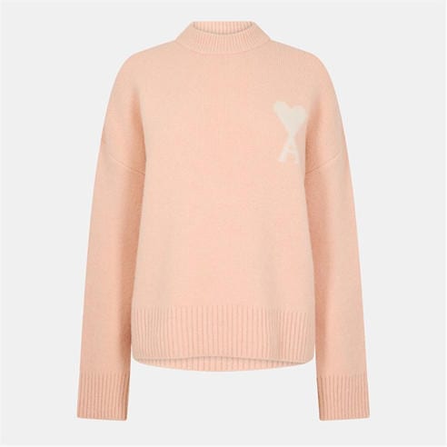 AMI PARIS - Women's Nuage Soft Knit Relaxed Fit Crew Neck Jumper