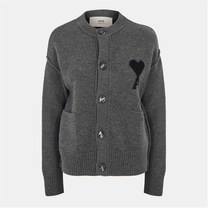Camel/Noir - AMI PARIS - de Coeur Jumper