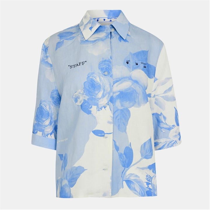 Off-white Ff Linen Shirt In Multi