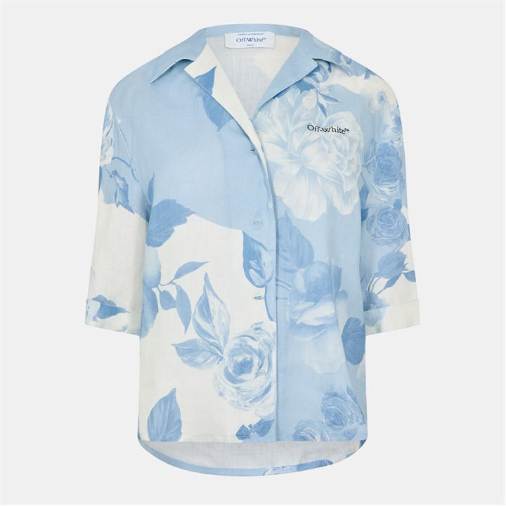 Off-white Ff Linen Shirt In Multi