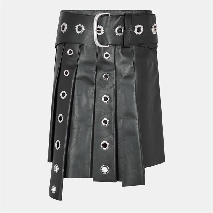 Off-white Ff Pleated Skirt