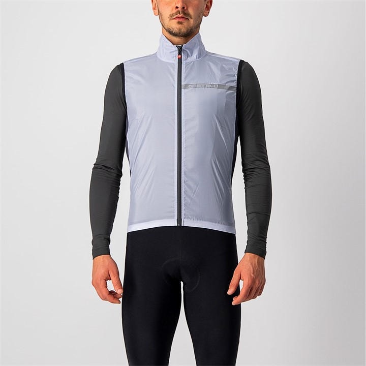 Castelli Men's Silver Squadra Vest - Extra Small